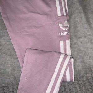 Women's Essential 3-Stripe Leggings Lilac NWT L